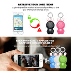 YC15 Mini GPS Bluetooth 5.0 Tracker AntiLost Device Round Pet Kids Bag Wallet Tracking Smart Finder Locator