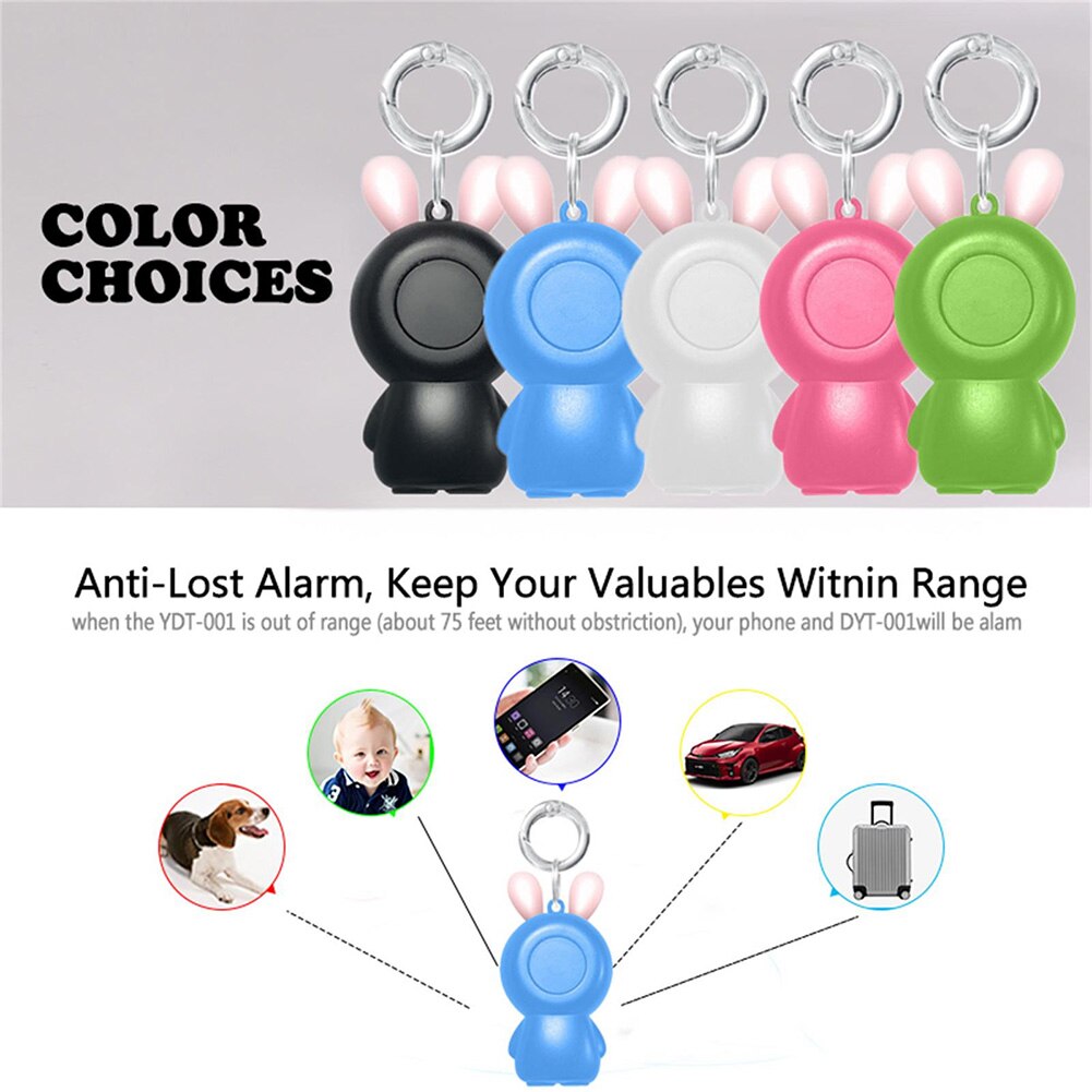 YC15 Mini GPS Bluetooth 5.0 Tracker AntiLost Device Round Pet Kids Bag Wallet Tracking Smart Finder Locator