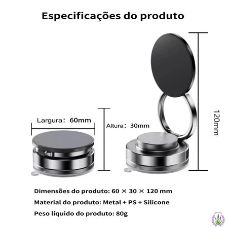 Suporte Veicular Magnético para Celular