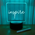 Luminária Lousa De Mesa Com Led E Caneta para Escrever B-Max BM-F945