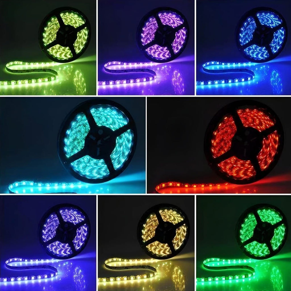 Fita De LED 5 Metros Mudança De Cor RGB Onex LED-9221