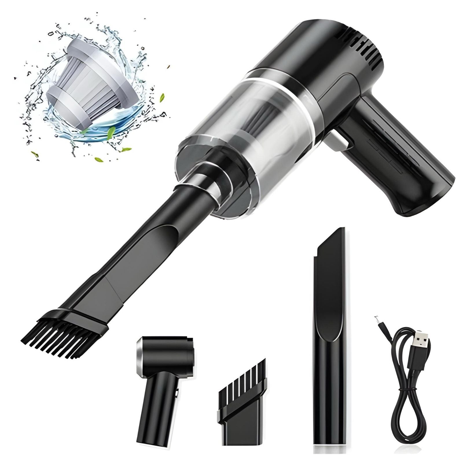 Aspirador De Pó Automotivo Recarregável Portátil B-Max BM-F923