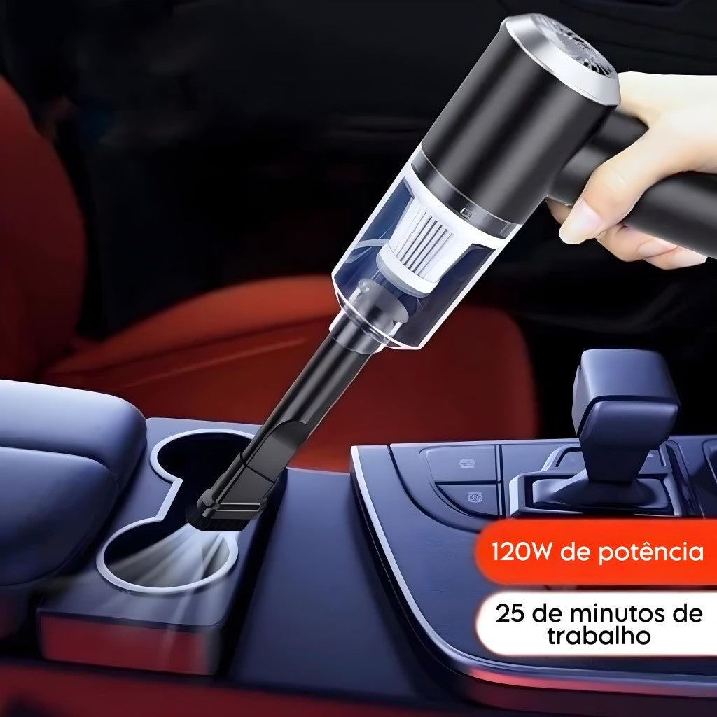 Aspirador De Pó Automotivo Recarregável Portátil B-Max BM-F923