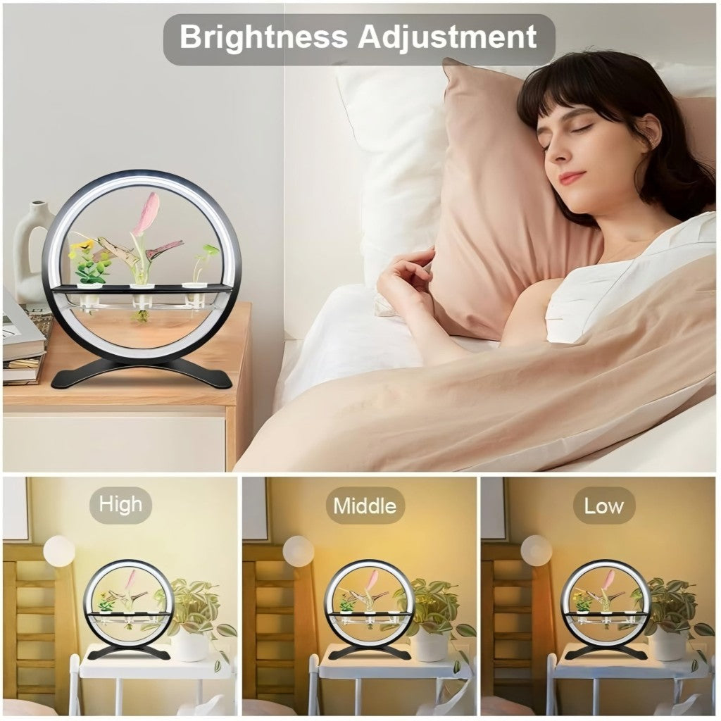 Luminária De Mesa Com Suporte P/ Plantas LED Tomate MDL-004